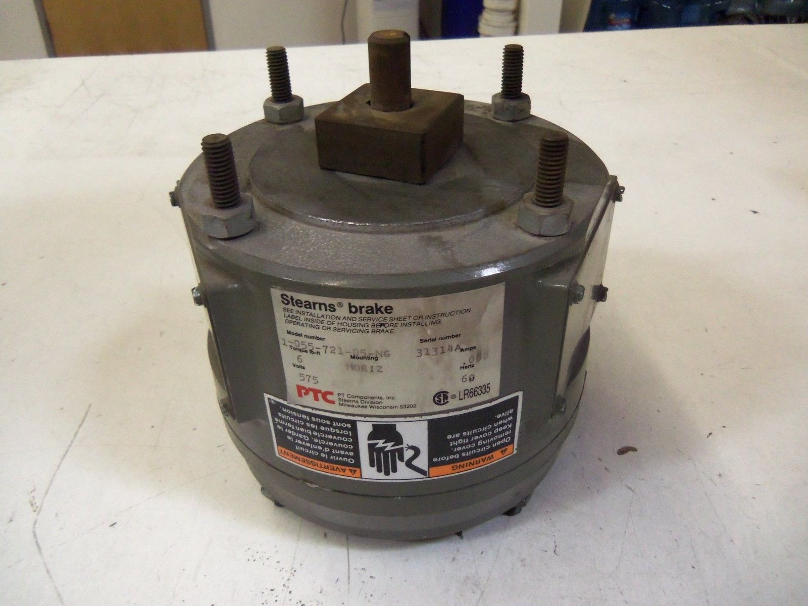 STEARNS BRAKE 1-055-721-05-NG *USED*