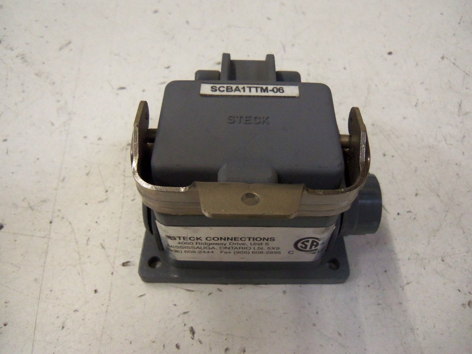 STECK SCBA1TTM-06 RECEPTACLE *USED*