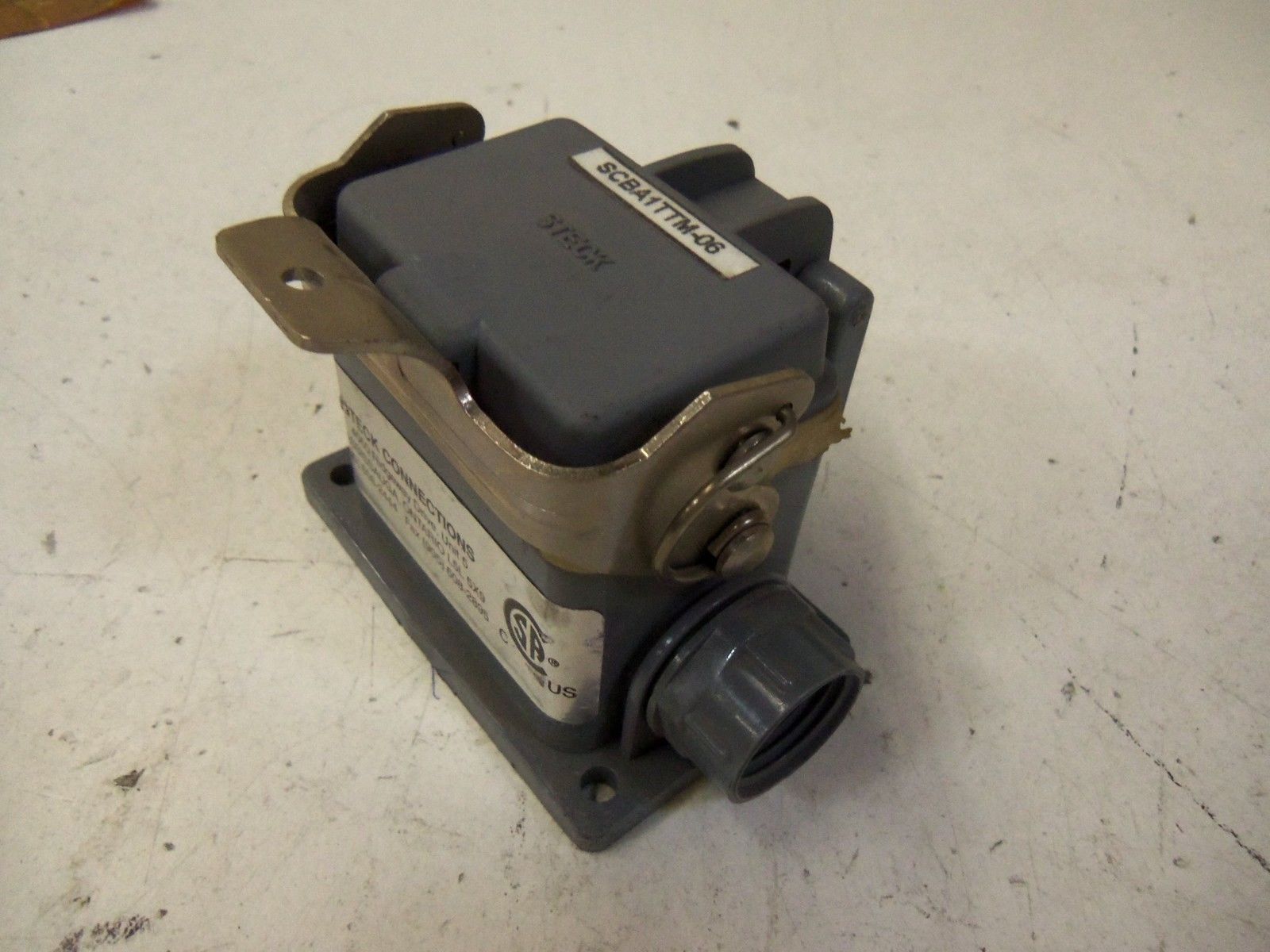 STECK SCBA1TTM-06 RECEPTACLE *USED*