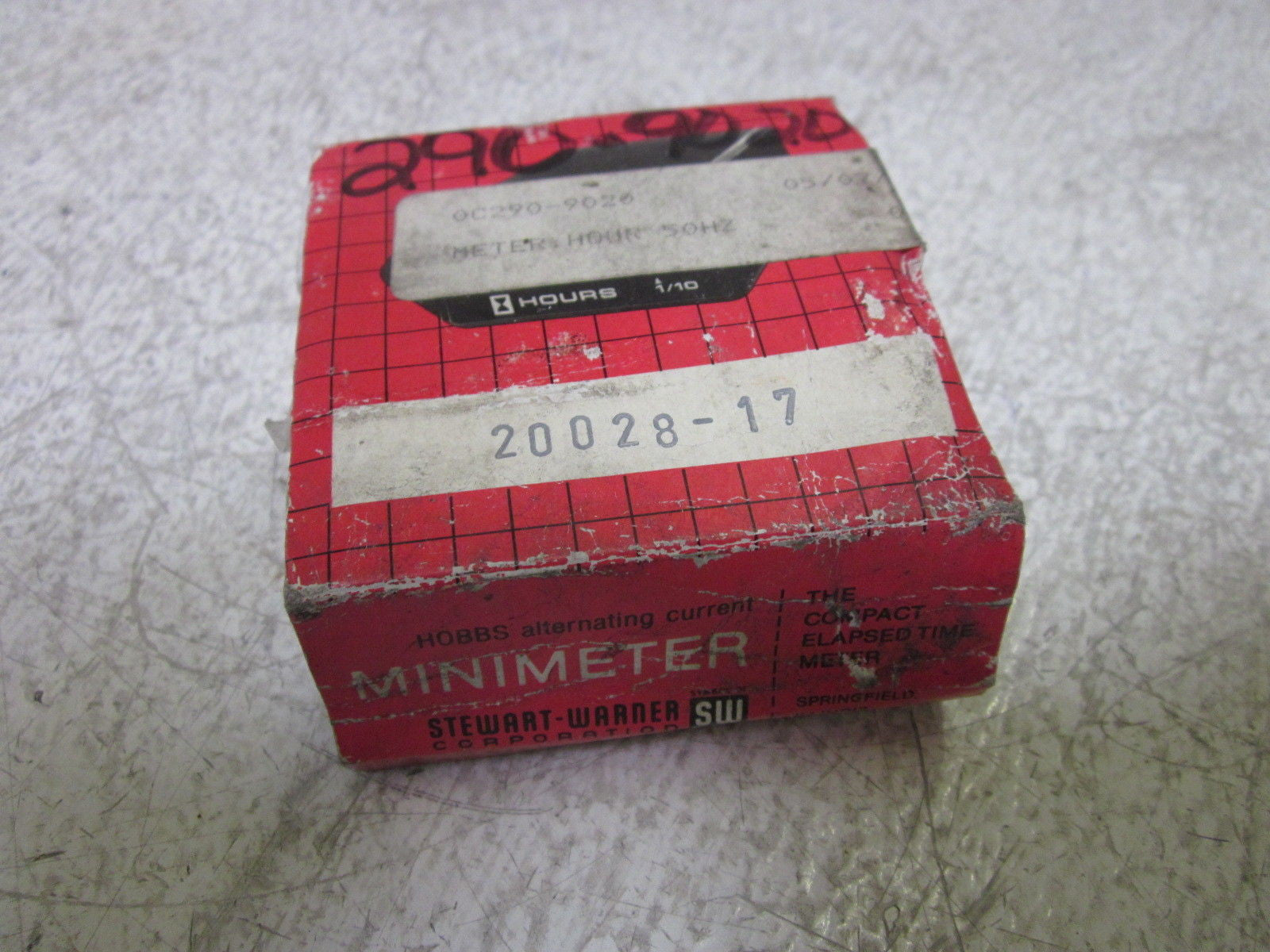 STEWART-WARNER 20028-17 MINIMETER 120VAC *USED*