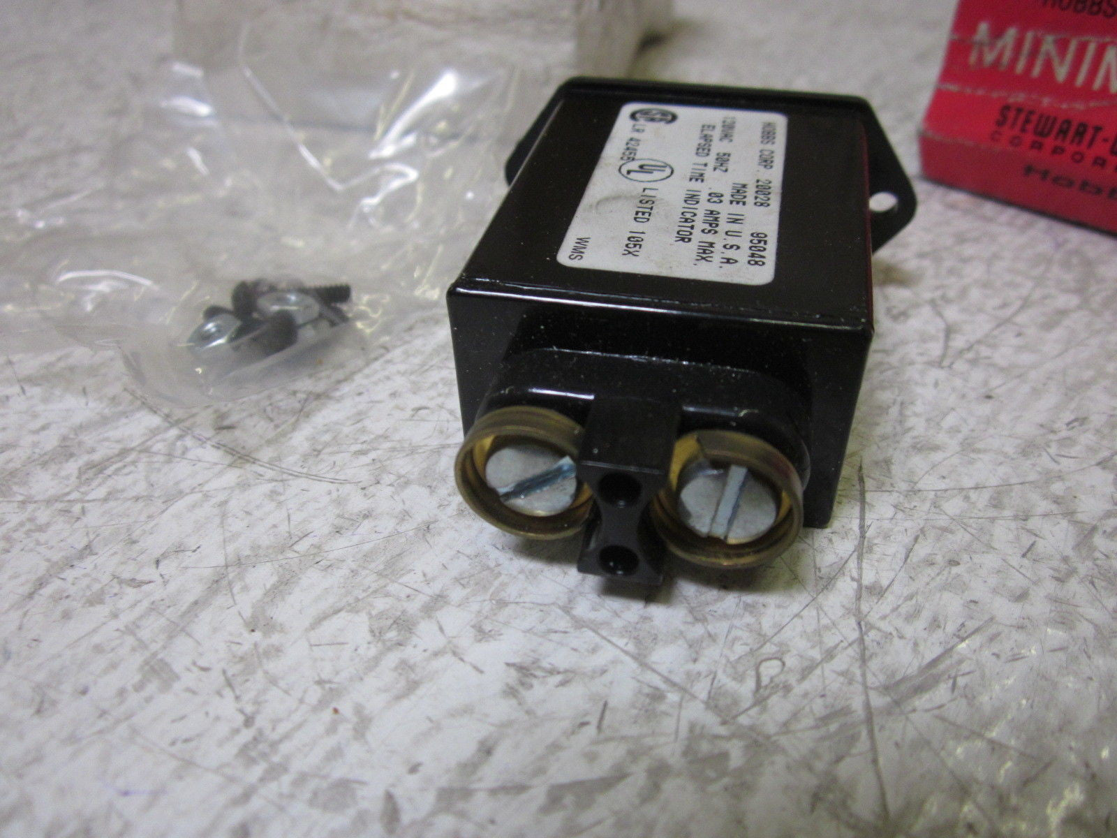 STEWART-WARNER 20028-17 MINIMETER 120VAC *USED*