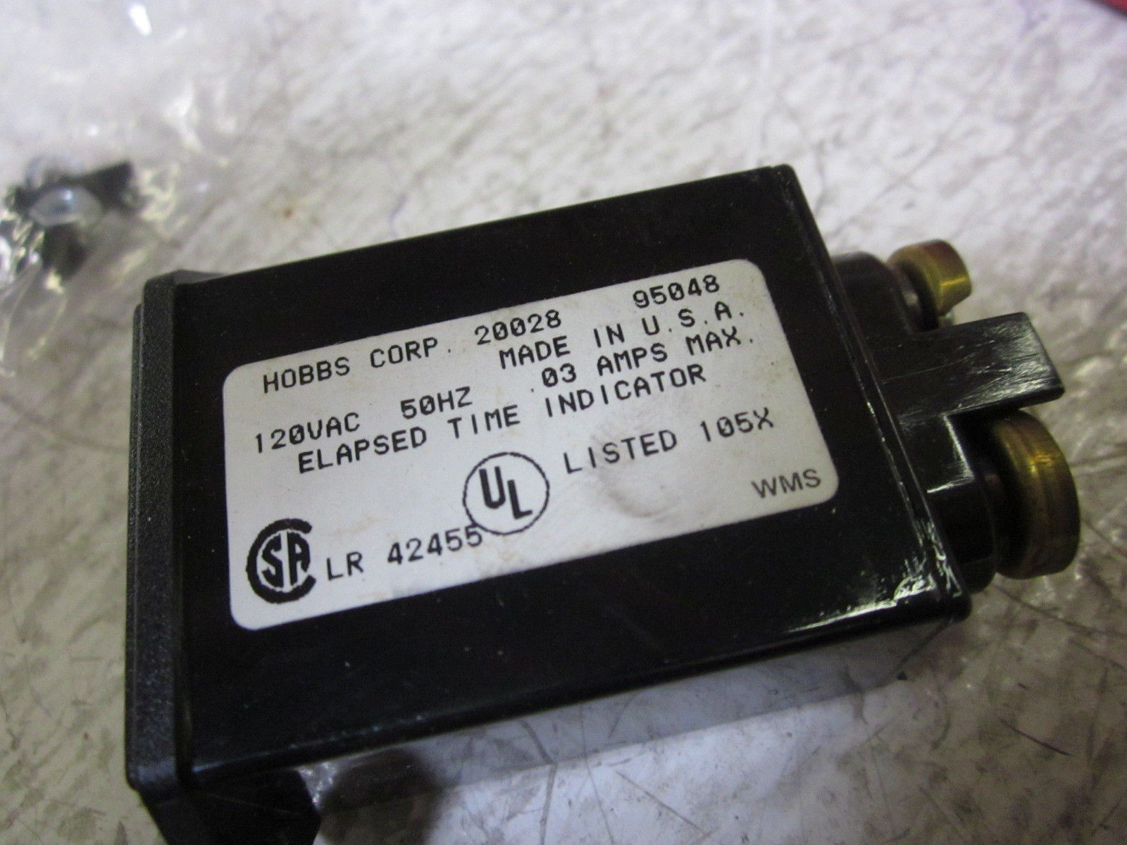 STEWART-WARNER 20028-17 MINIMETER 120VAC *USED*