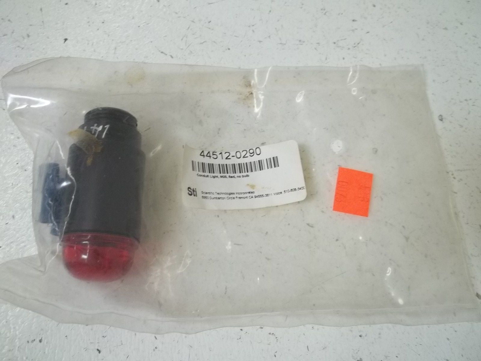 STI 44512-0290 CONDULT LIGHT, M20, RED, NO BULB *NEW IN A BAG*