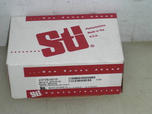 STI BS3-RM RECEIVER 3M CABLE 43728-0010 *NEW IN  A BOX*
