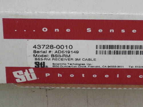STI BS3-RM RECEIVER 3M CABLE 43728-0010 *NEW IN  A BOX*