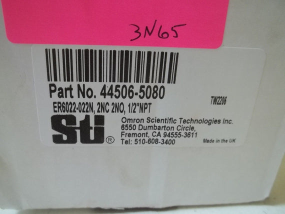 STI ER6022-022N ROPE PULL EMERGENCY STOP SWITCH SAFETY *NEW IN BOX*