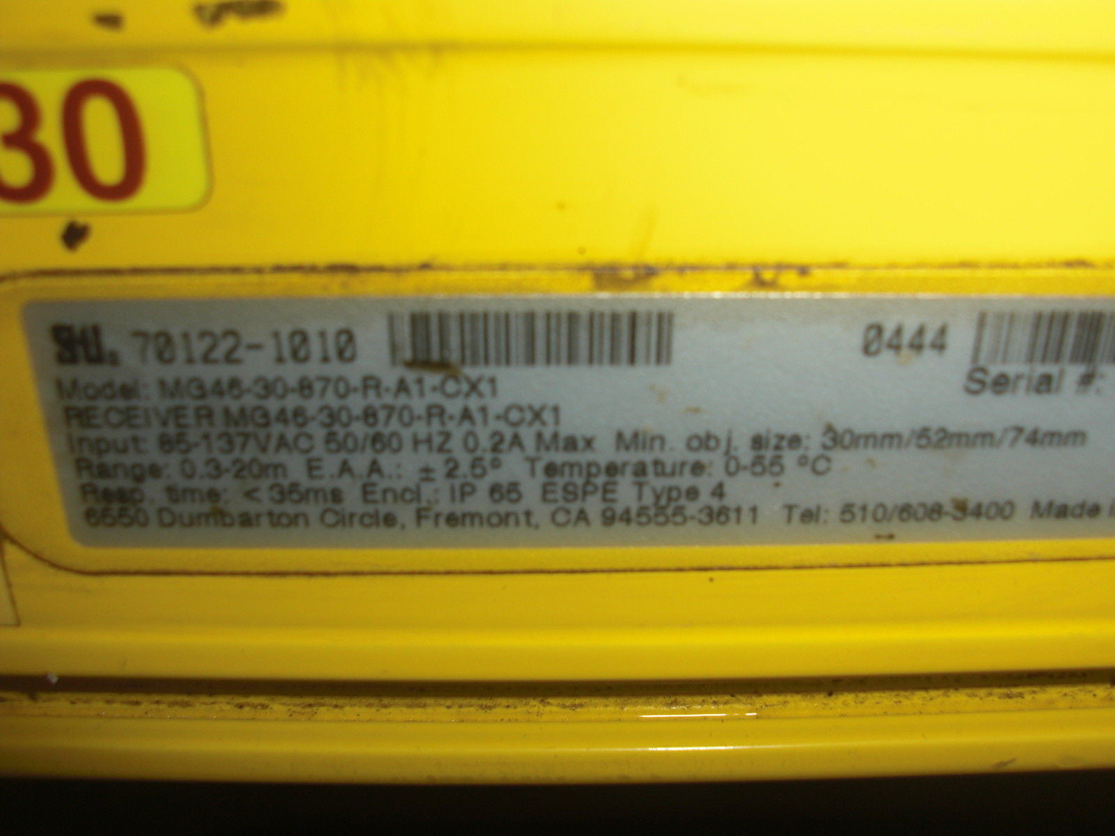 STI MEGA SAFE 4600 MG46-30-870-R-A1-CX1 *USED*