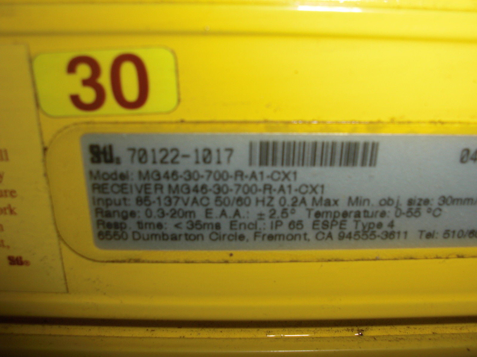 STI MEGA SAFE 4600 MG46-30-700-R-A1-CX1 *USED*