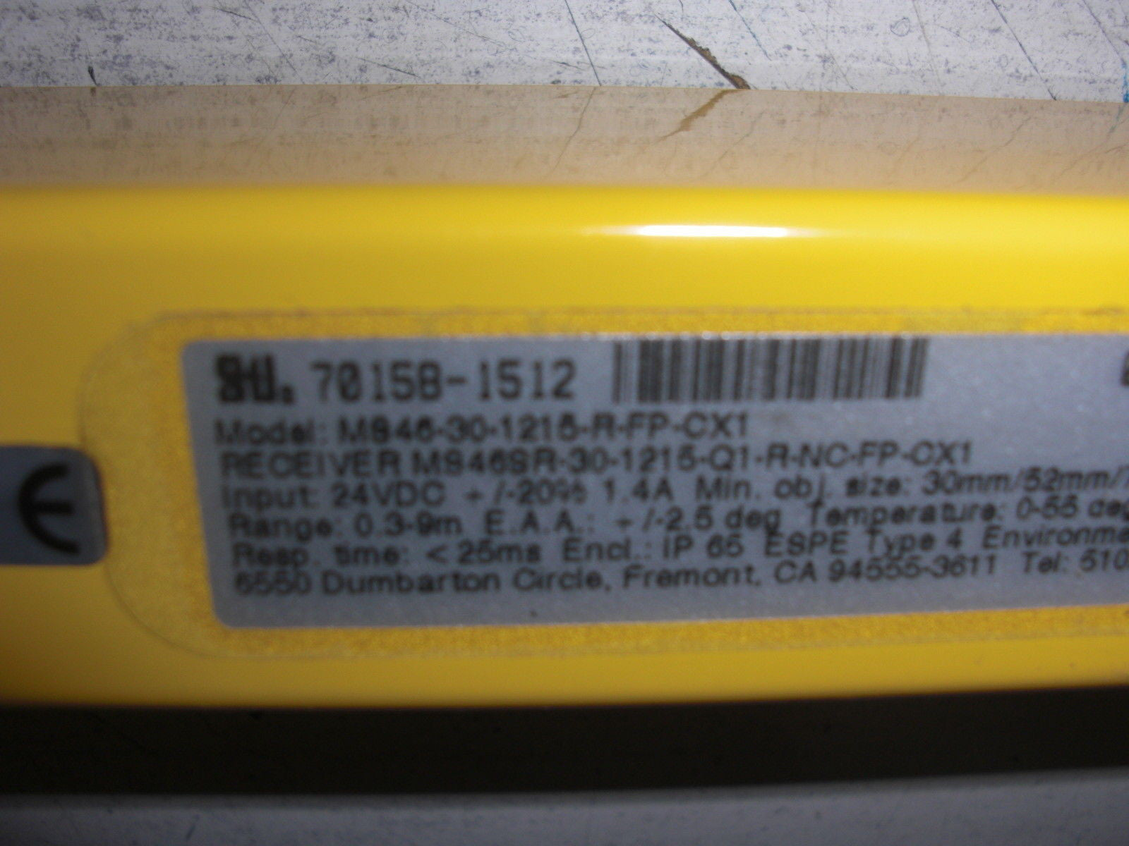 STI MEGA SAFE 4600 MS46-30-1215-R-FP-CX1 *USED*