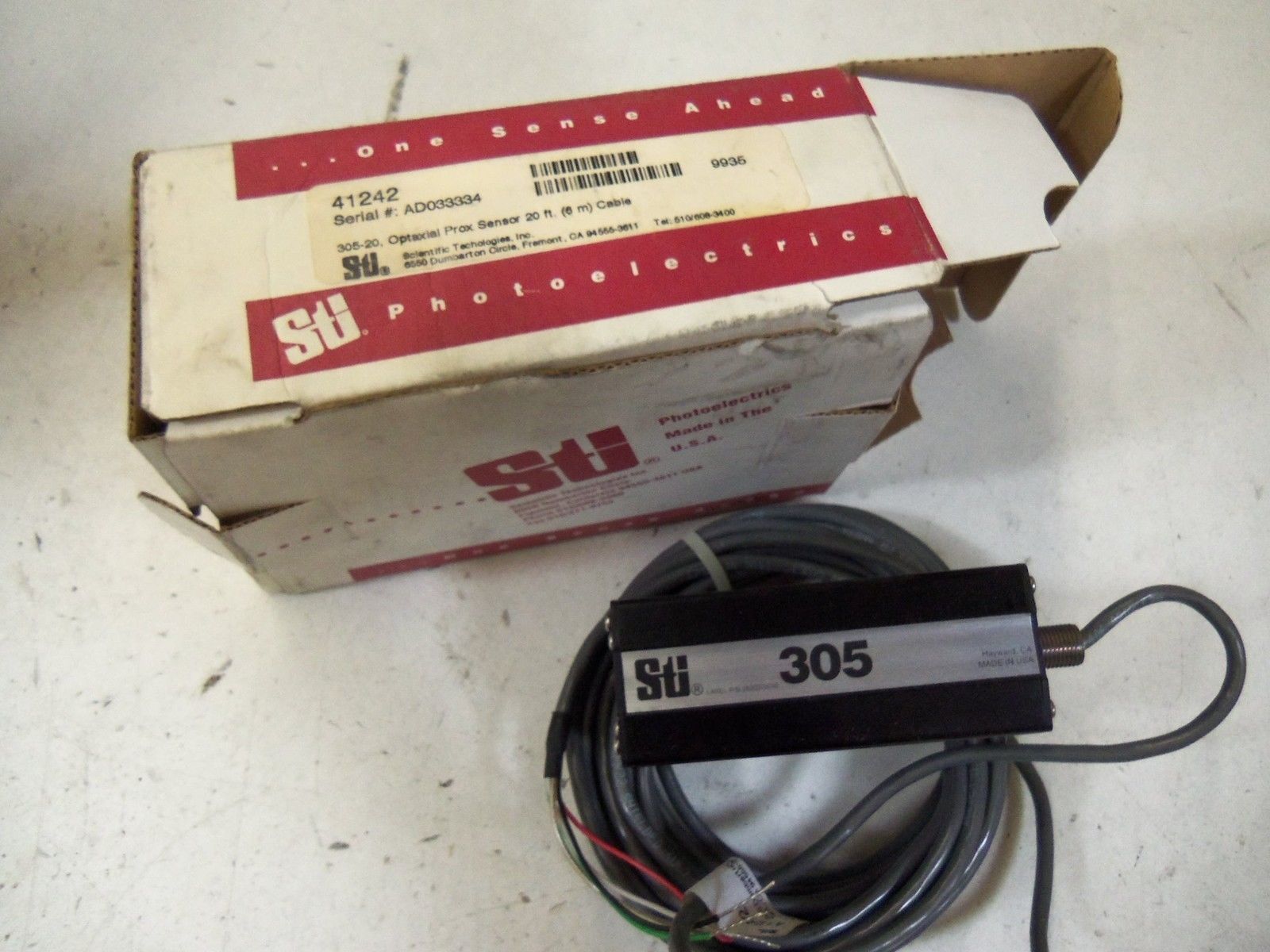 STI OPTICAL PROX. SENSOR 41242 *NEW IN BOX*