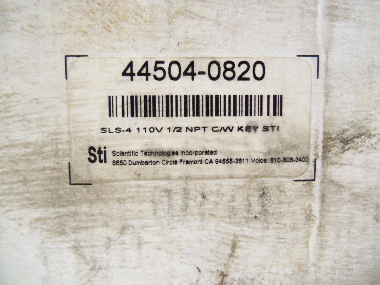 STI SAFETY INTERLOCK SWITCH 44504-0820 *NEW IN BOX*