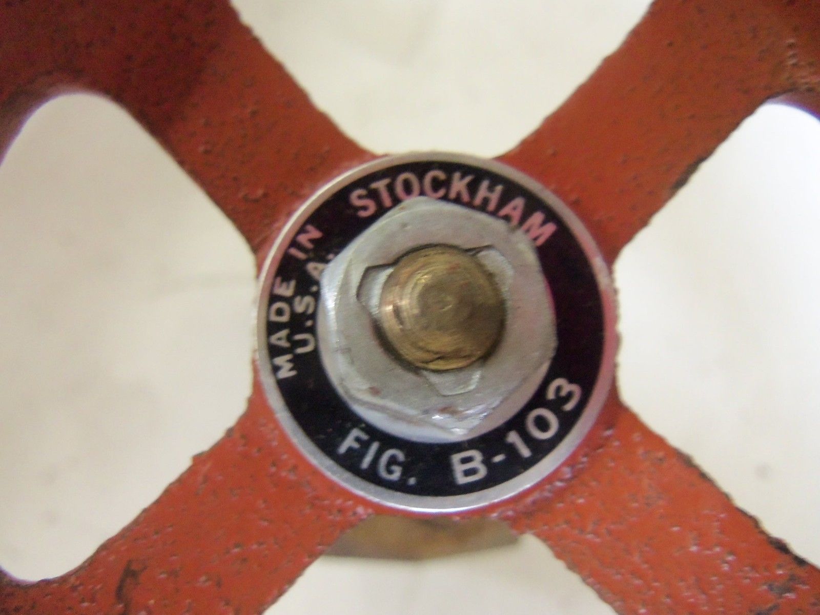 STOCKHAM B-103 GATE VALVE 1 1/2" *USED*