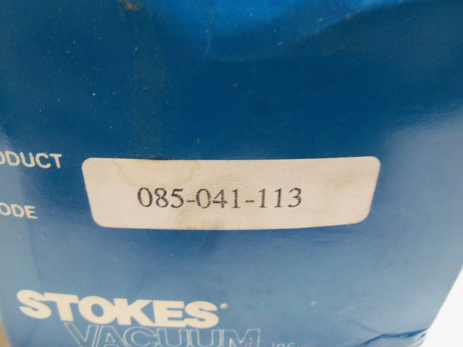STOKES VACUUM 085-041-113 *NEW IN BOX*
