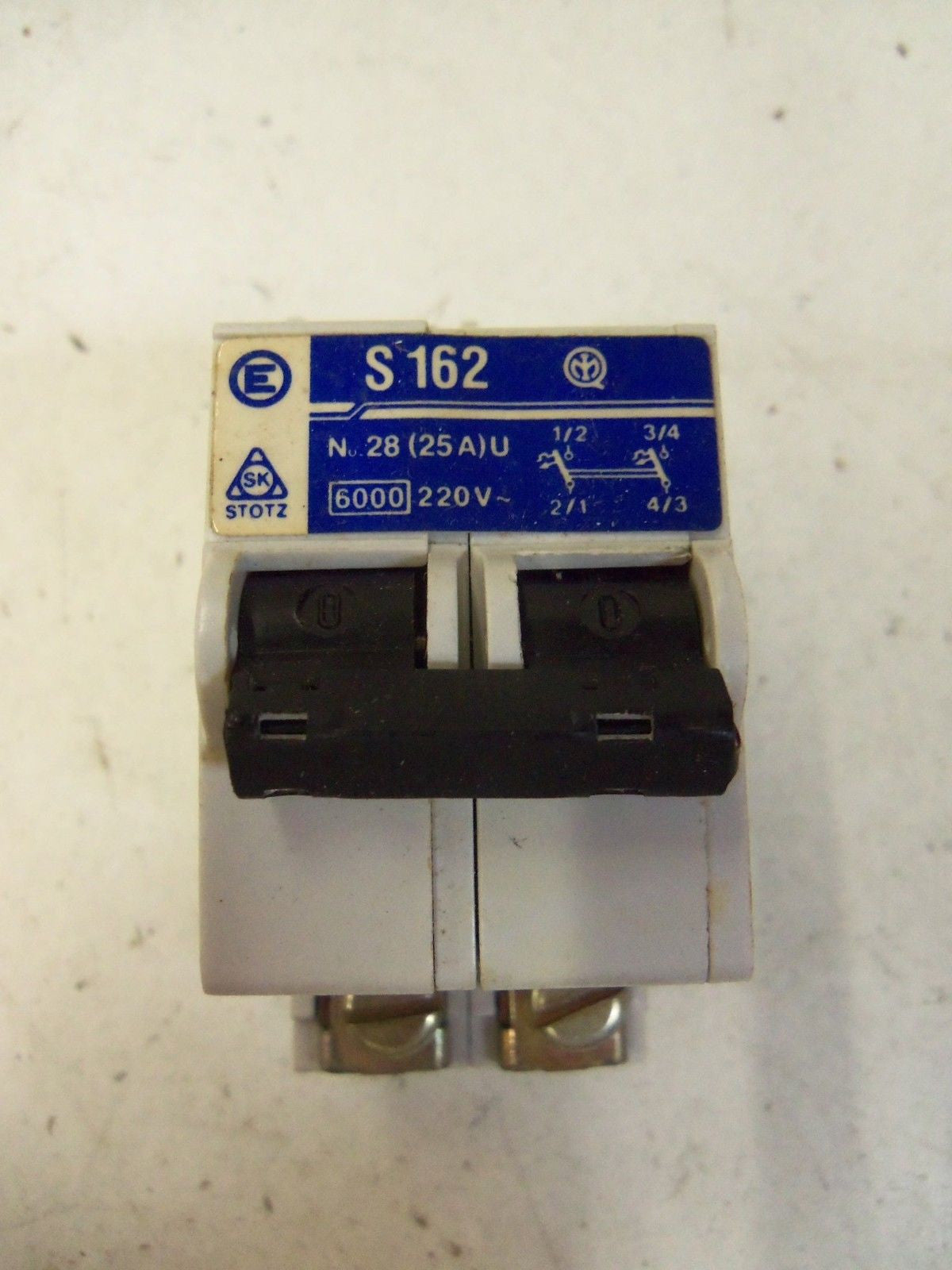 STOTZ S 162 MINIATURE CIRCUIT BREAKER *USED*
