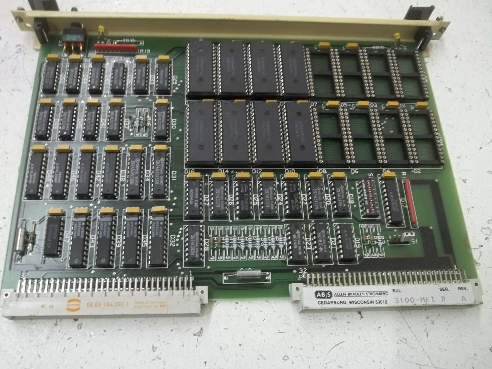STROMBERG MEM86-E128K CIRCUIT CARD MEMORY BACK-UP *USED*