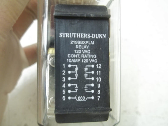 STRUTHERS-DUNN 219BBXPLM RELAY 120VAC *USED*