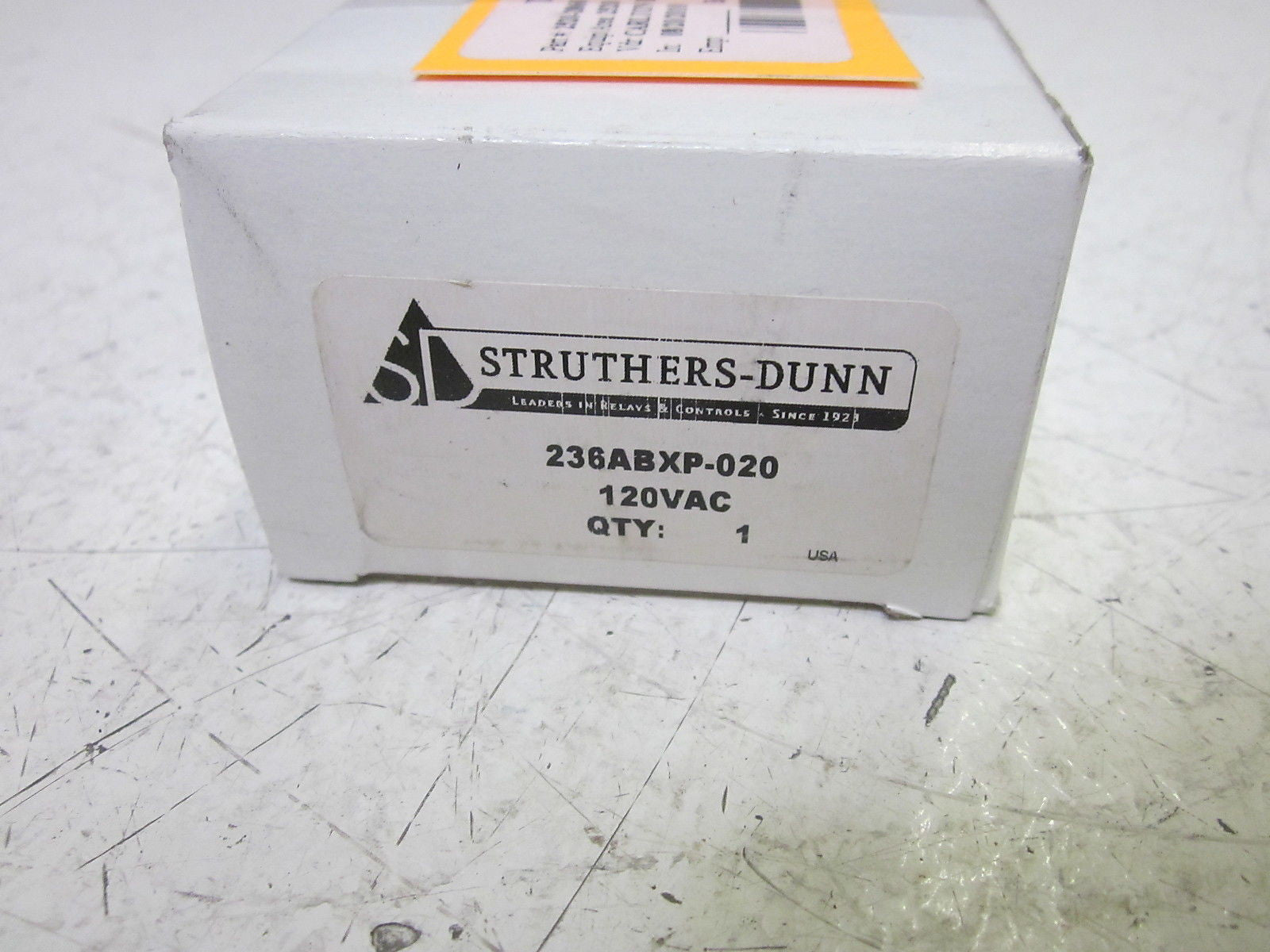 STRUTHERS-DUNN 236ABXP-020 TIME DELAY RELAY 0.2-20 SEC. 120VAC *NEW IN BOX*