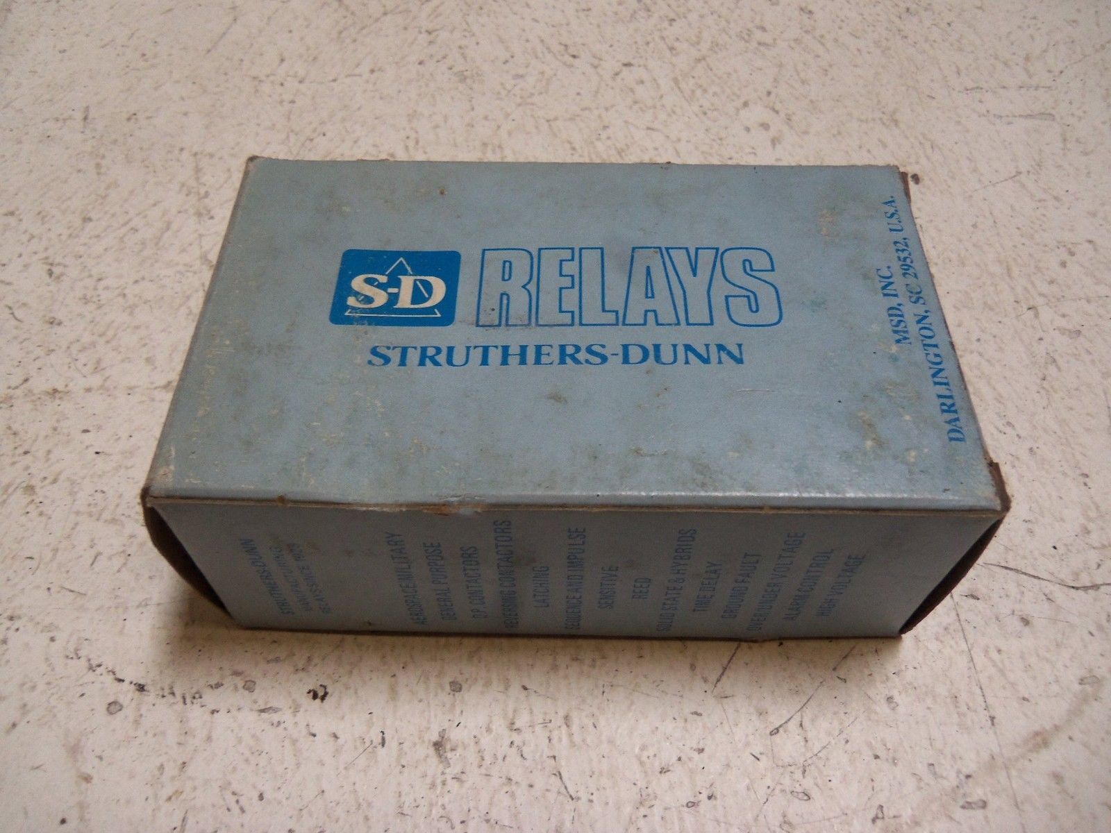 STRUTHERS-DUNN B255XBXP RELAY *NEW IN BOX*