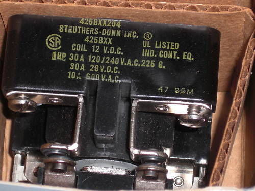 STRUTHERS-DUNN 425BXX204 RELAY 12VDC *NEW IN BOX*