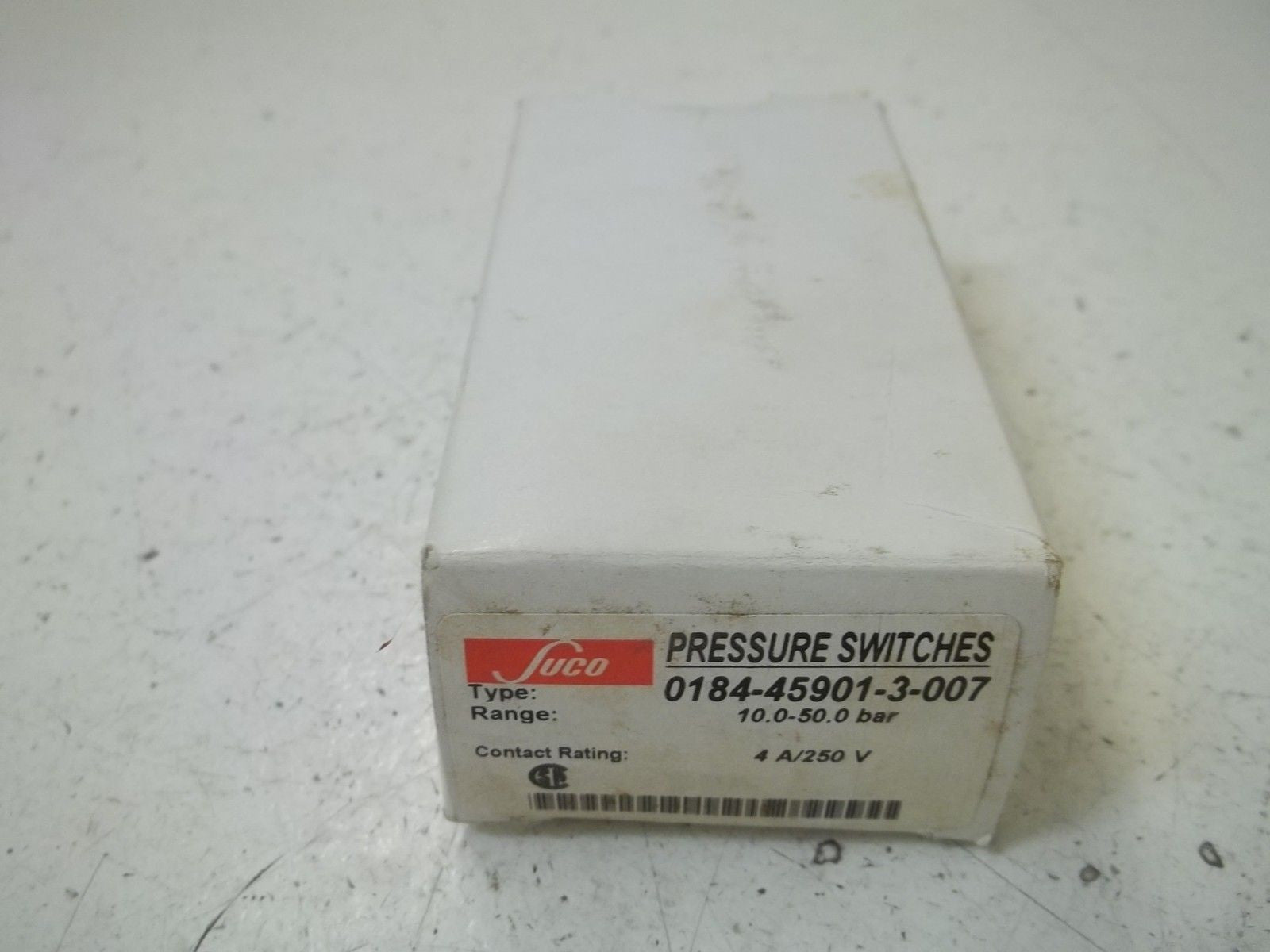 SUCO 0184-45901-3-007 PRESSURE SWITCH *NEW IN BOX*