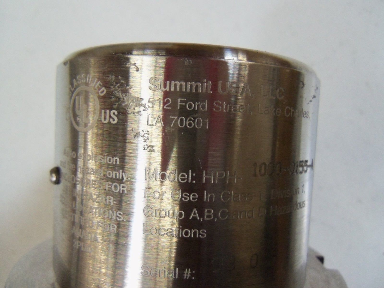 SUMMIT USA TEMPOSONIC SENSOR HPH-1000-0155-A *USED*