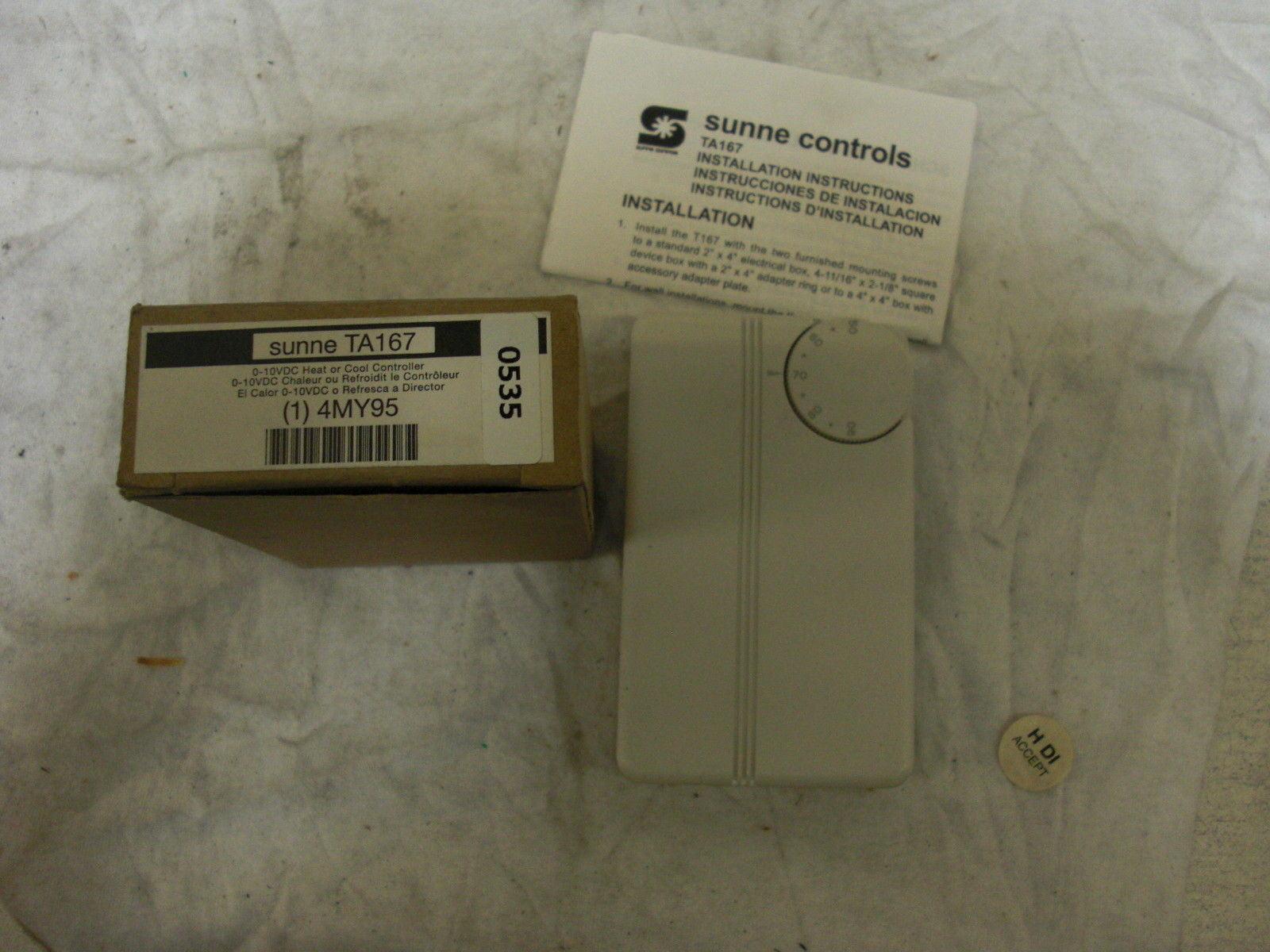 SUNNE CONTROLS 4MY95 *NEW*
