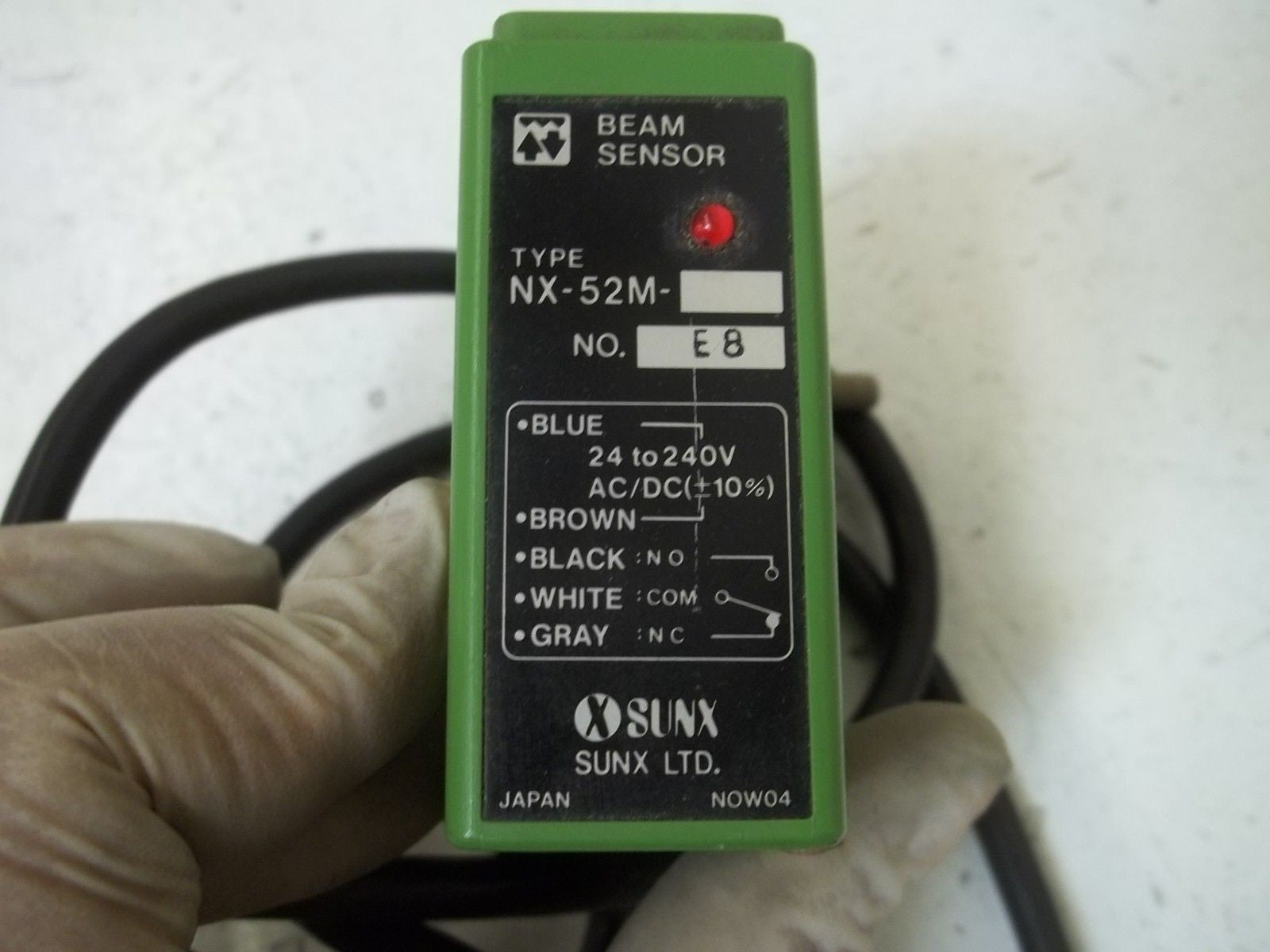 SUNX NX-52M PHOTOELECTRIC MUTLI-VOLTAGE *USED*