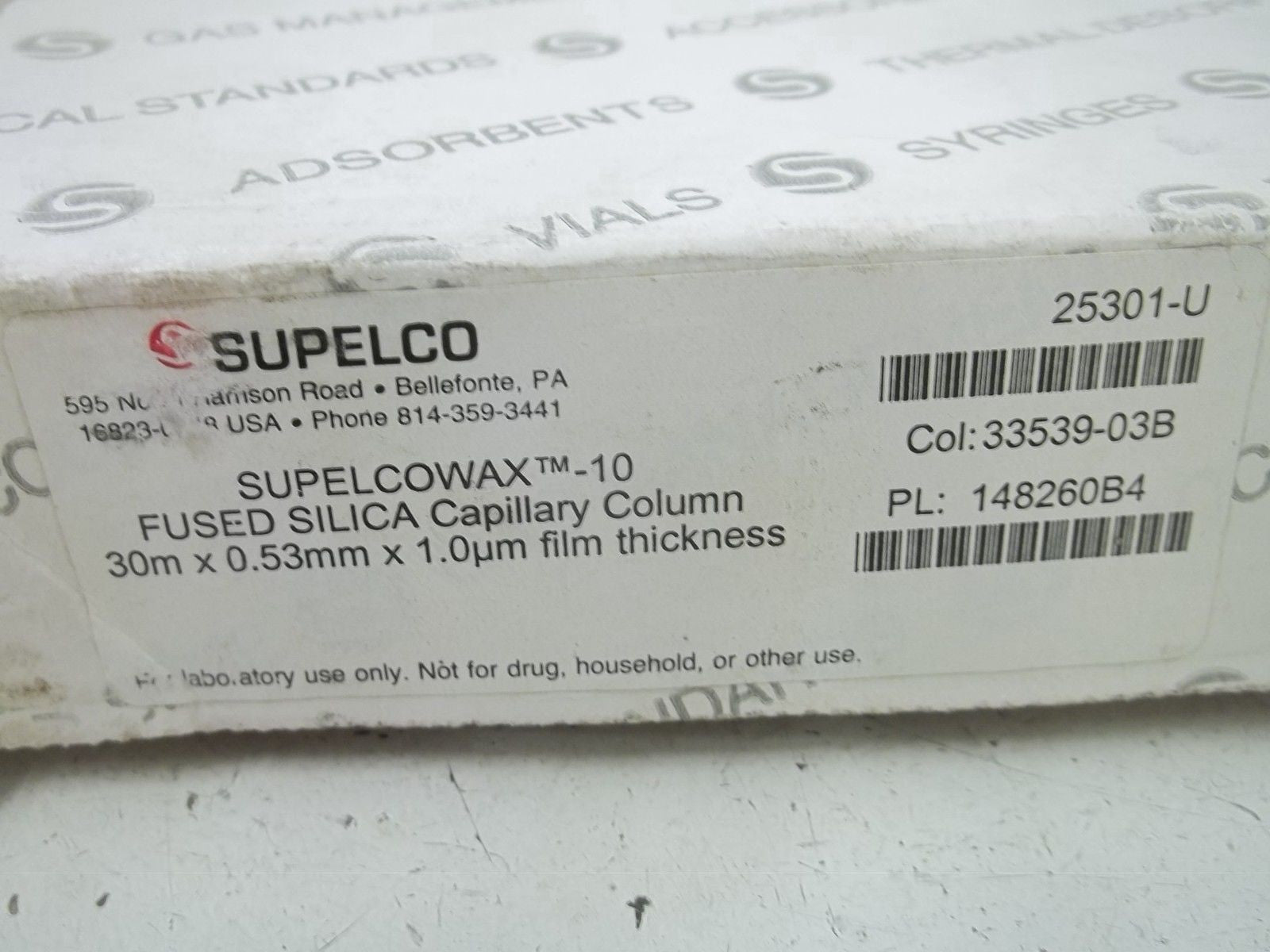 SUPELCO 25301-U GAS CHROMATOGRAPHY *NEW IN BOX*