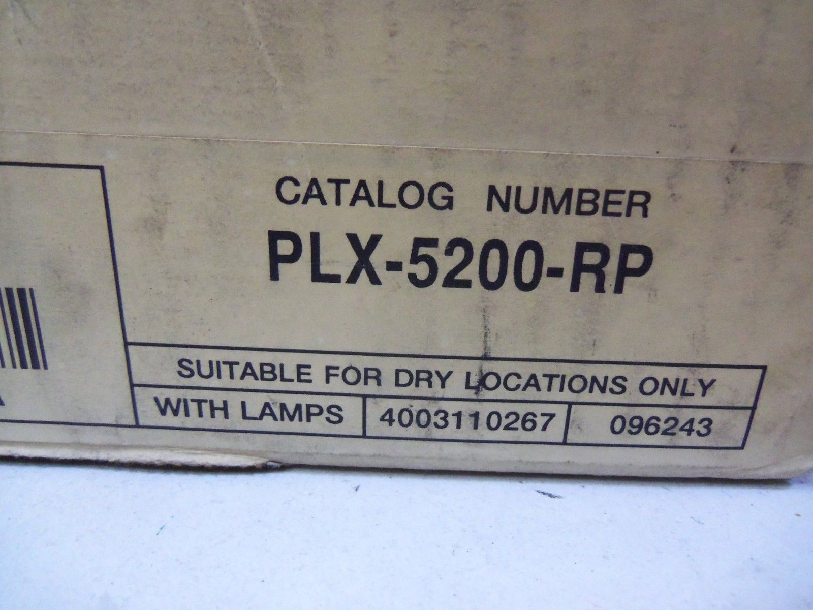 SURE-LITES PLX-5200-RP *NEW IN BOX*