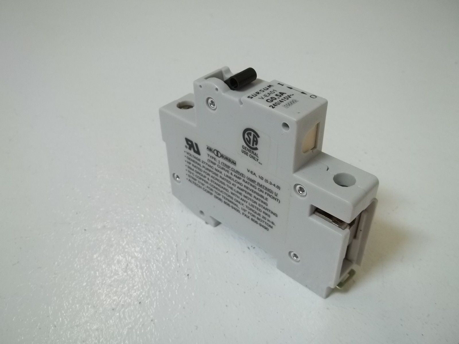 SURSUM V-EA51-G0,5A CIRCUIT BREAKER 240/415V *NEW NO BOX*