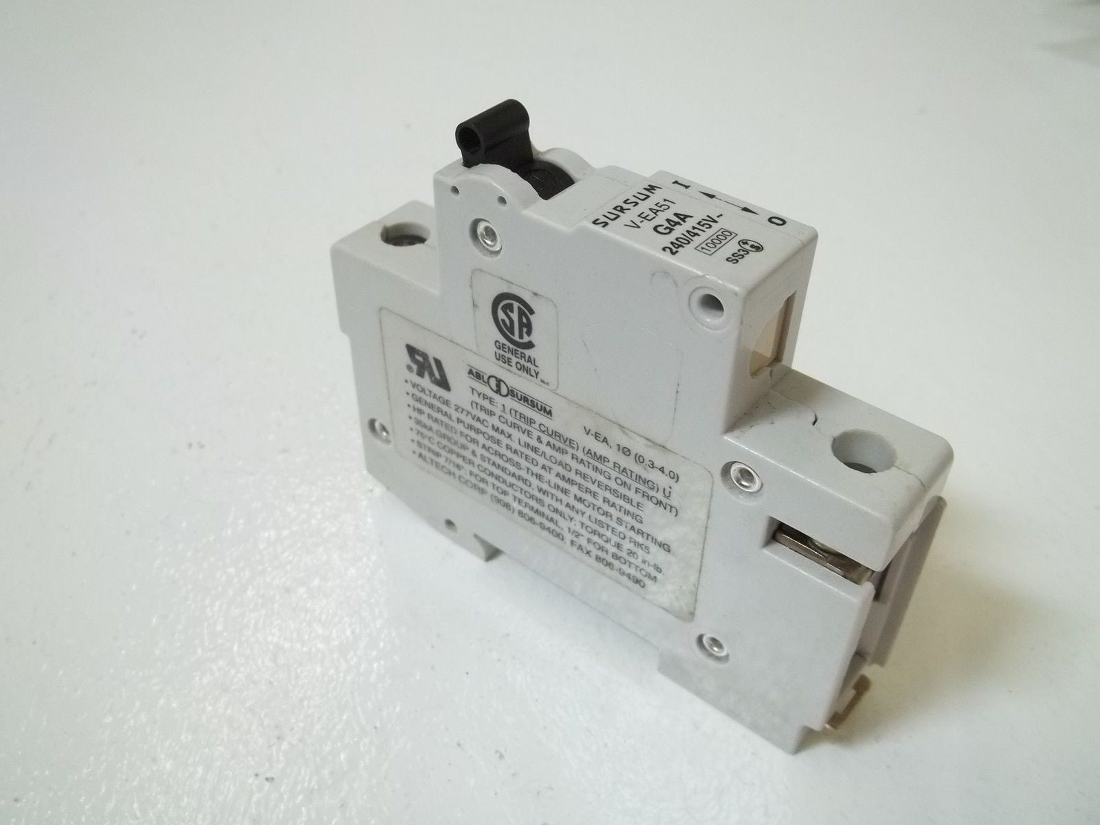 SURSUM V-EA51-G4A CIRCUIT BREAKER 240/415V *USED*