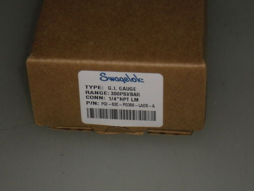SWAGELOK PGI-63C-PG300-LAOX-A G.I. GAUGE *NEW IN BOX*