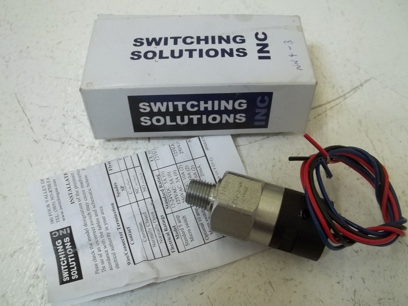 SWITCHING SOLUTION SMA-7-4M-C-FL *NEW IN BOX*