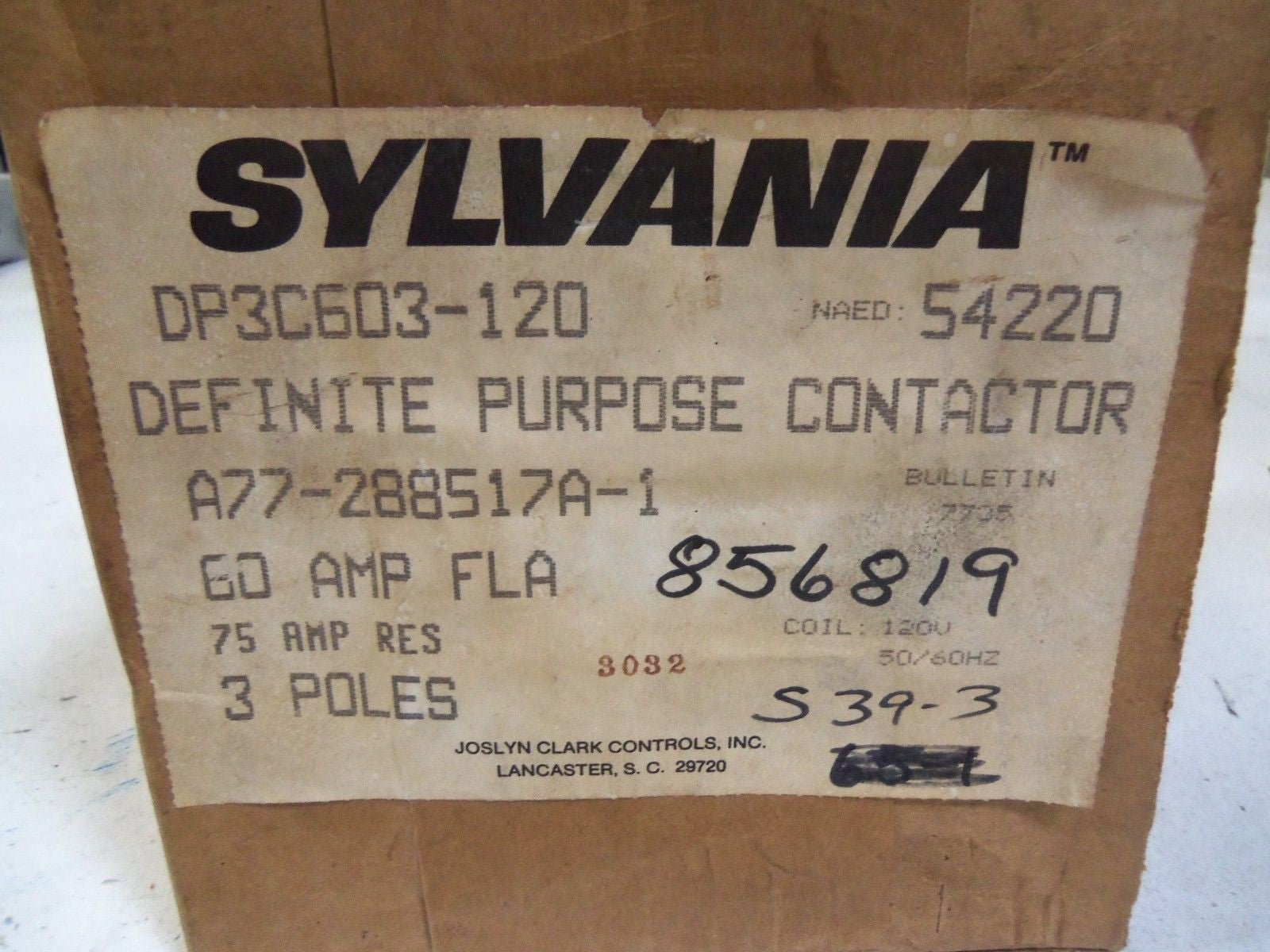 SYLVANIA  A77-288517A-1  *FACTORY SEALED*