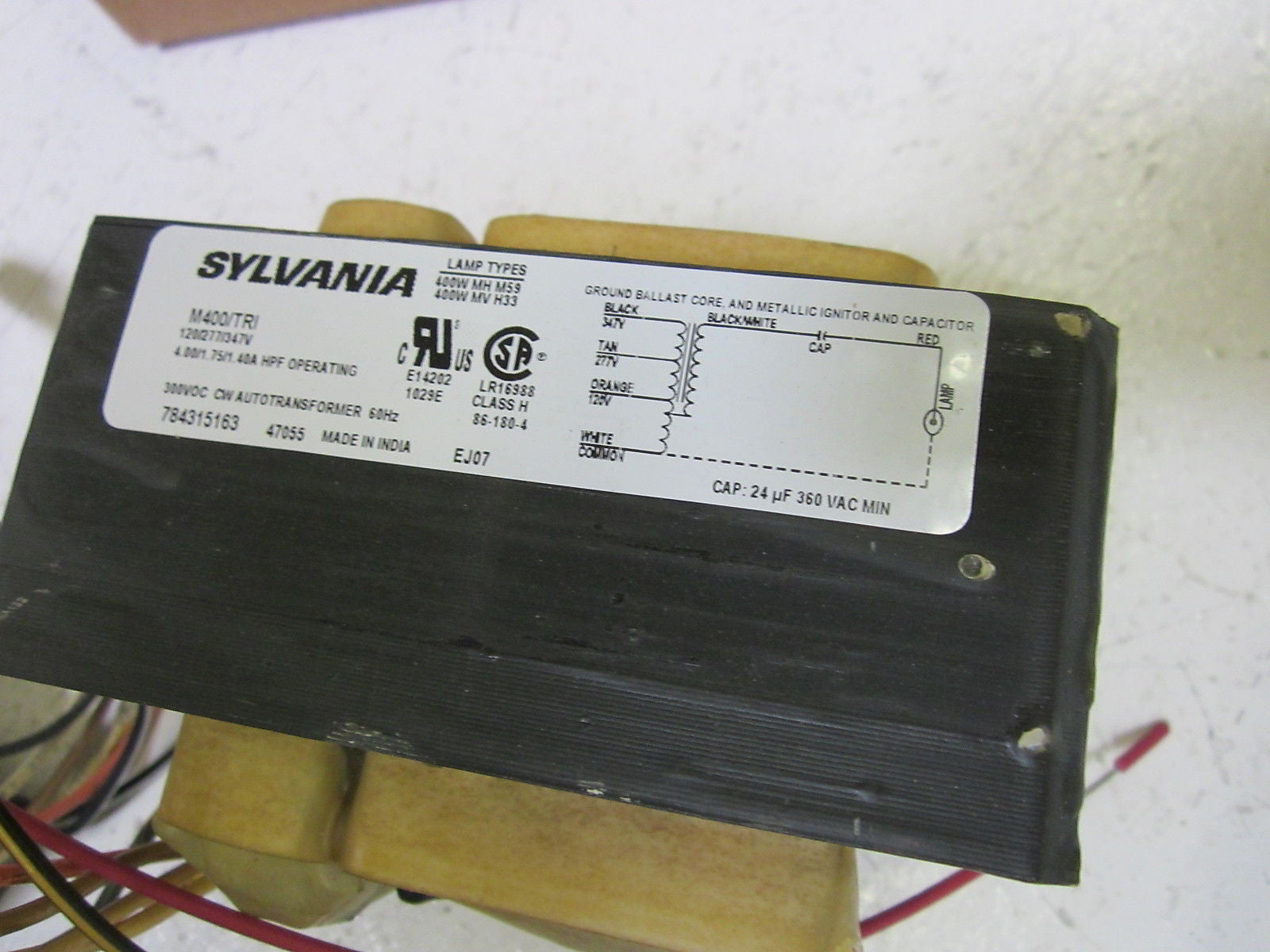SYLVANIA M400/TRI MAGNETIC BALLAST KIT 120/277/347V *NEW IN BOX*