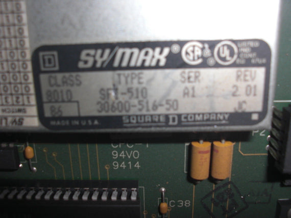 SQUARE D SYMAX 8010-SF1-510 INTERFACE MODULE *USED*