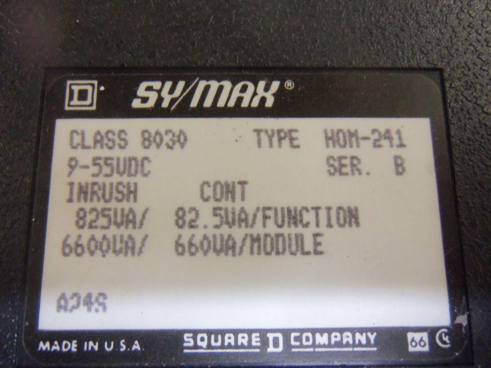 SY/MAX 8030-HOM-241  MODULE *USED*
