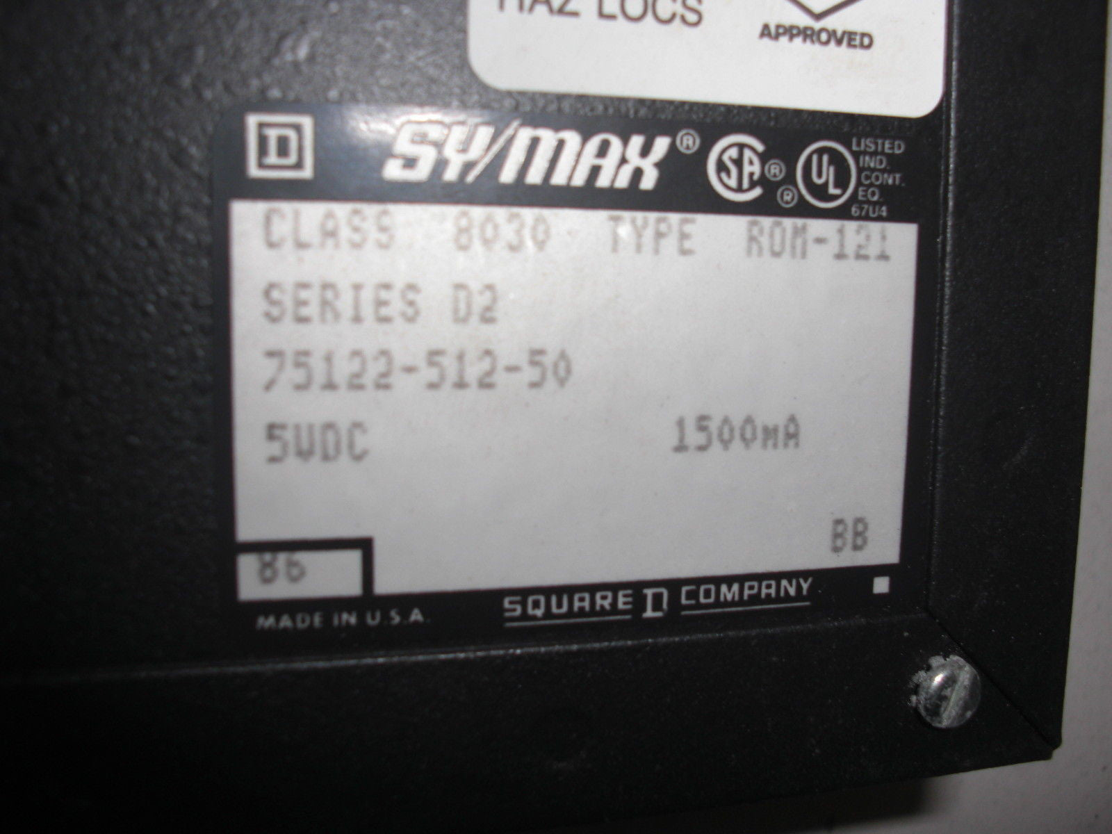 SY/ MAX 8030-ROM-121 ANALOG OUTPUT MODULE *USED*