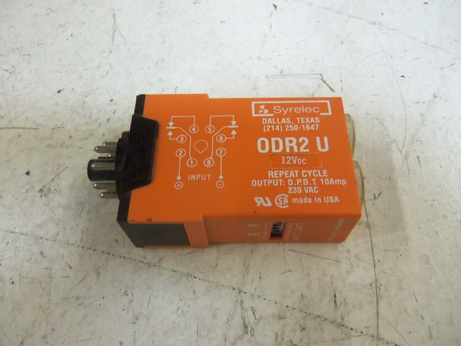 SYRELEC 0DR2U *USED*