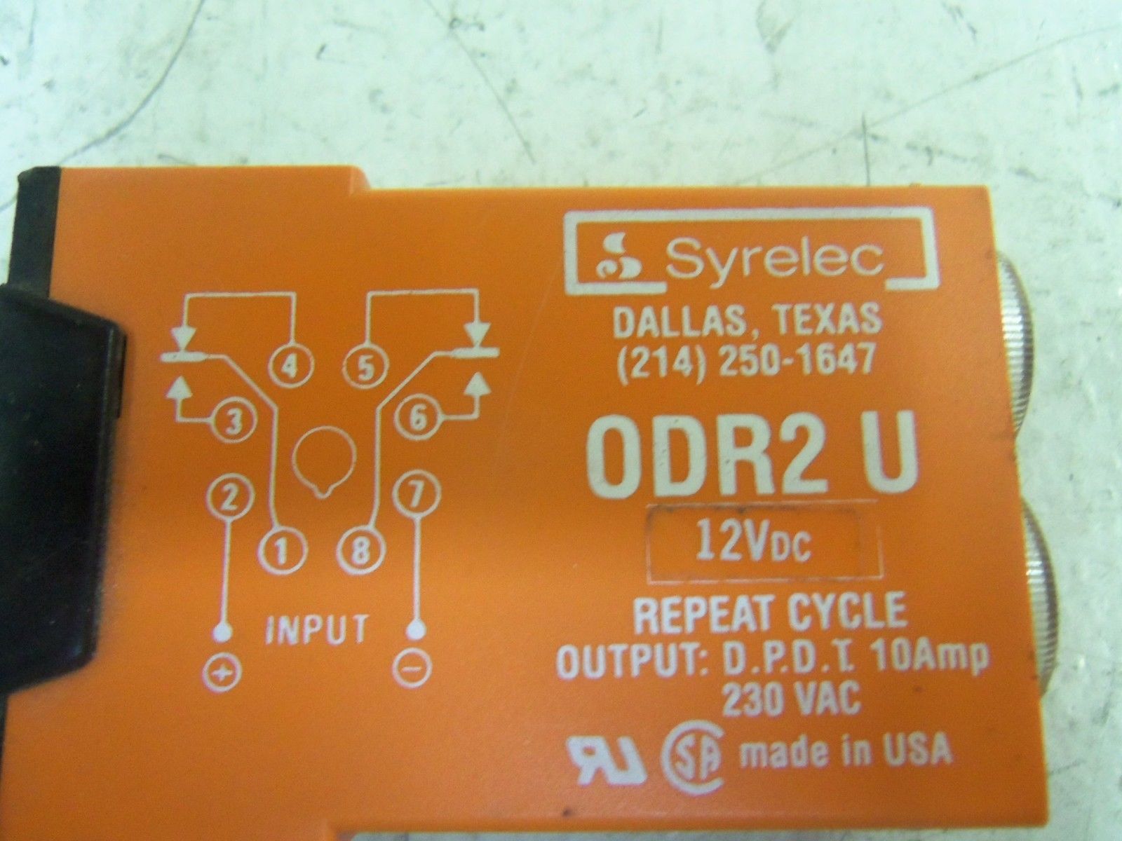 SYRELEC 0DR2U *USED*