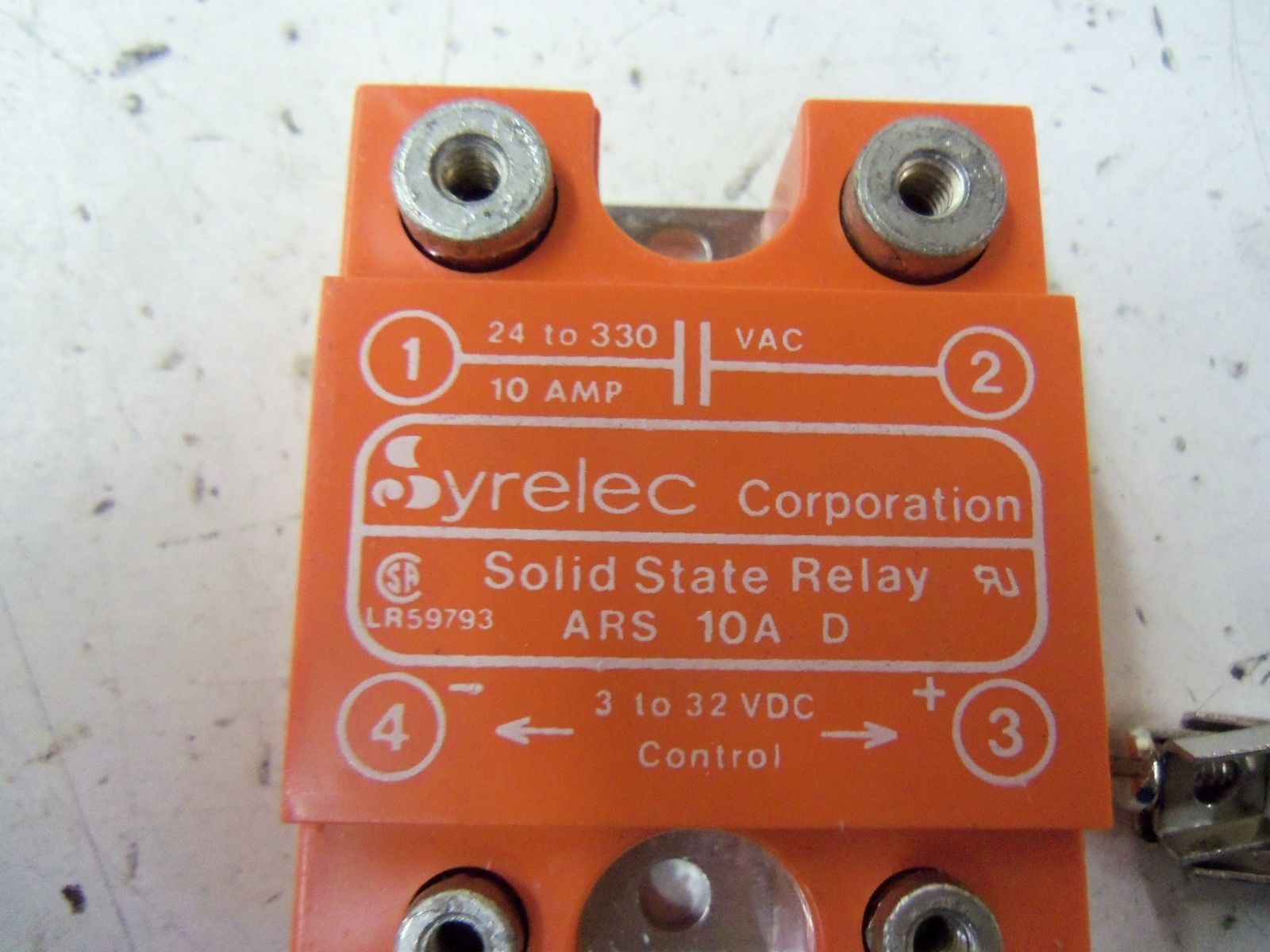 SYRELEC ARS 10A D SOLID STATE RELAY *NEW IN BOX*