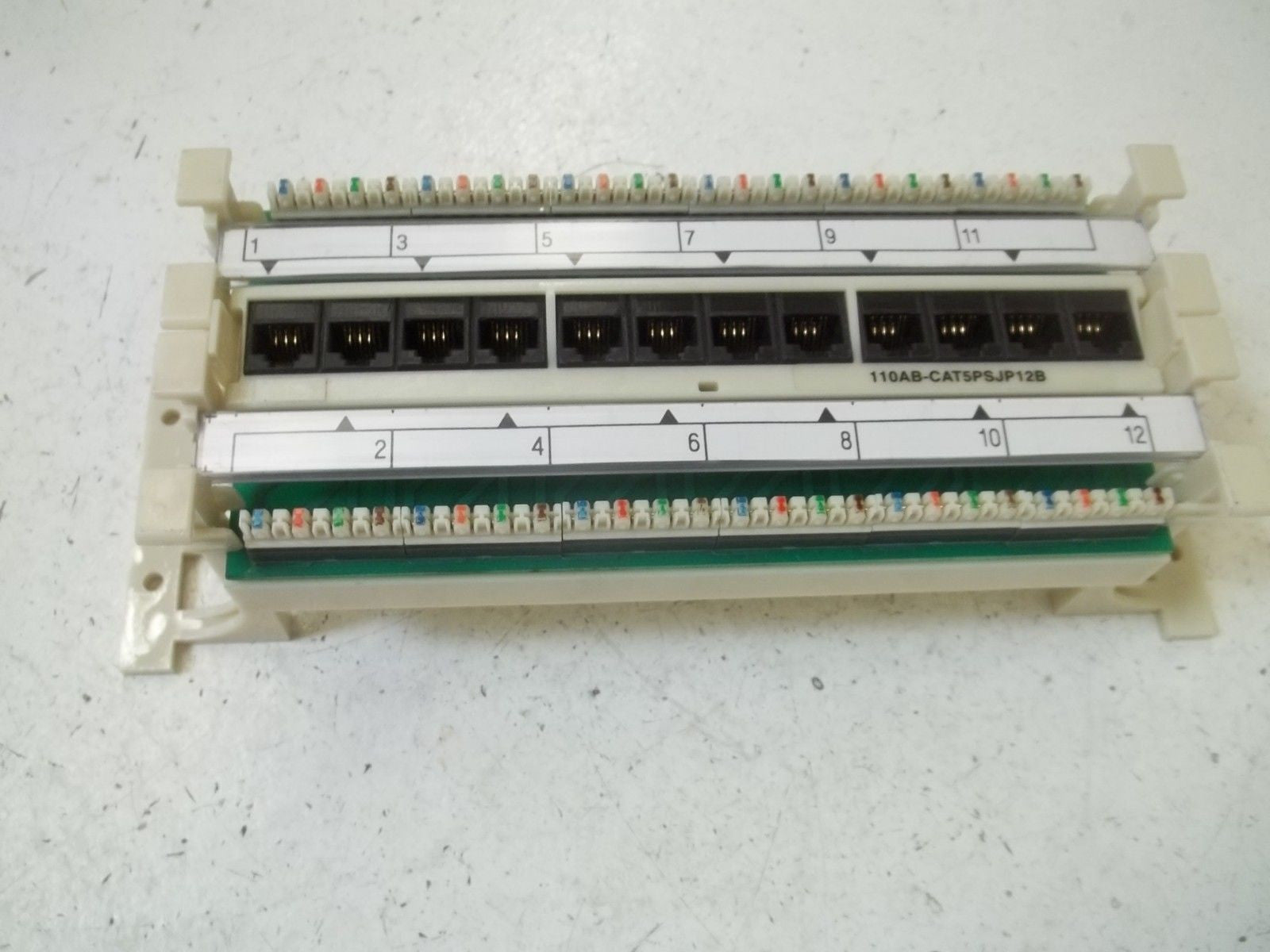 SYSTEMAX LUCENT 110AB-CAT5PSJP12B WIRING BLOCK *NEW NO BOX*