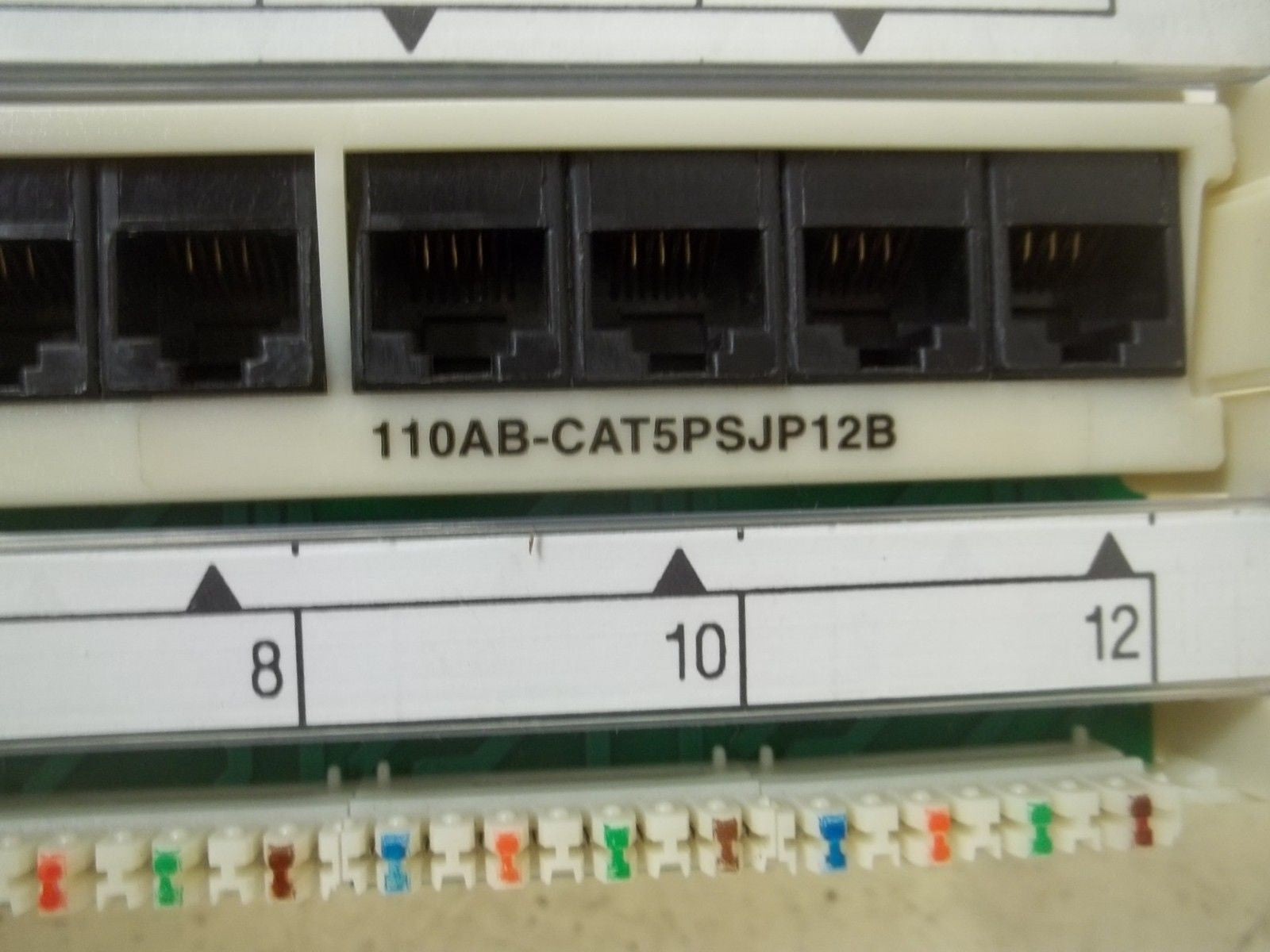 SYSTEMAX LUCENT 110AB-CAT5PSJP12B WIRING BLOCK *NEW NO BOX*