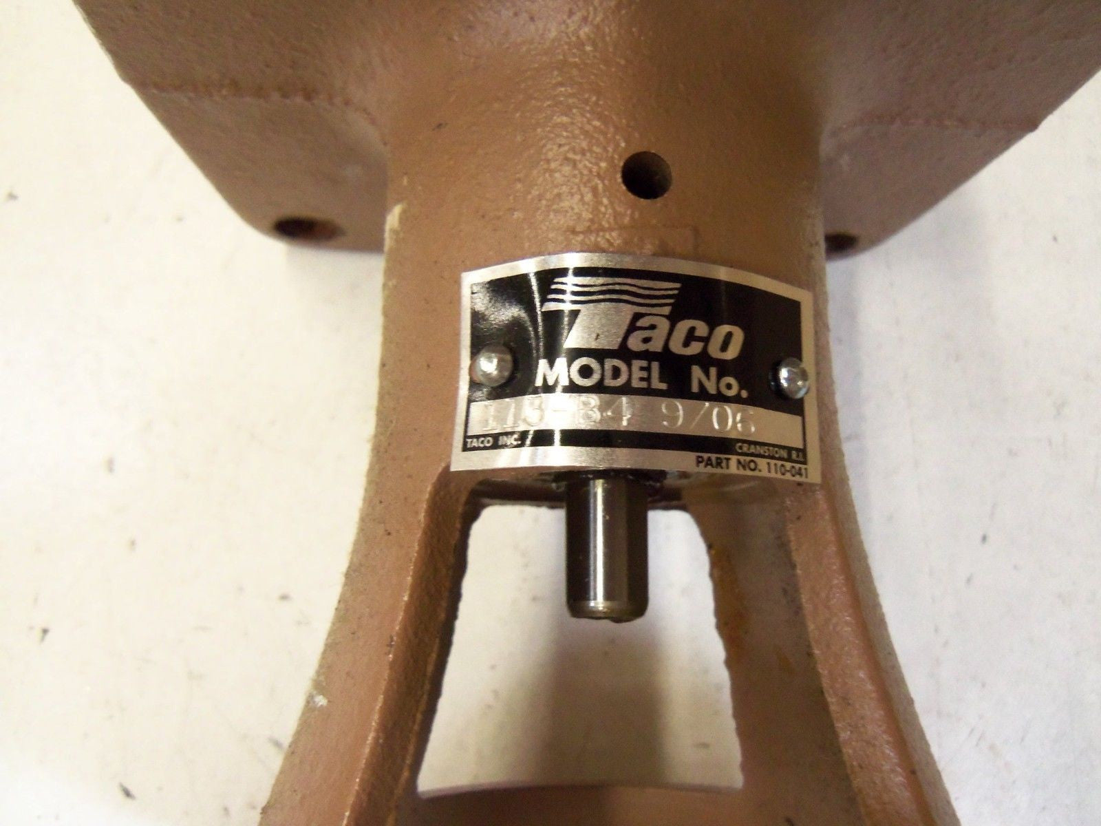 TACO 113-B4 9/06 CIRCULATOR PUMP *USED*
