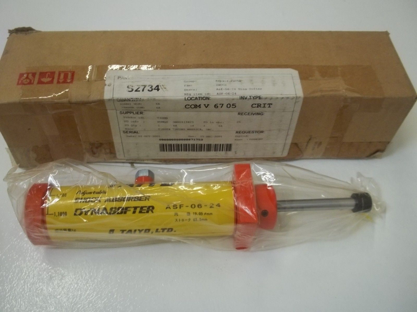 TAIYO ASF-06-24 SHOCK ABSORBER *NEW IN BOX*