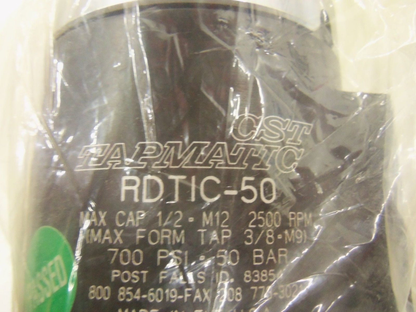 TAPMATIC RDT/IC50 *NEW IN BOX*