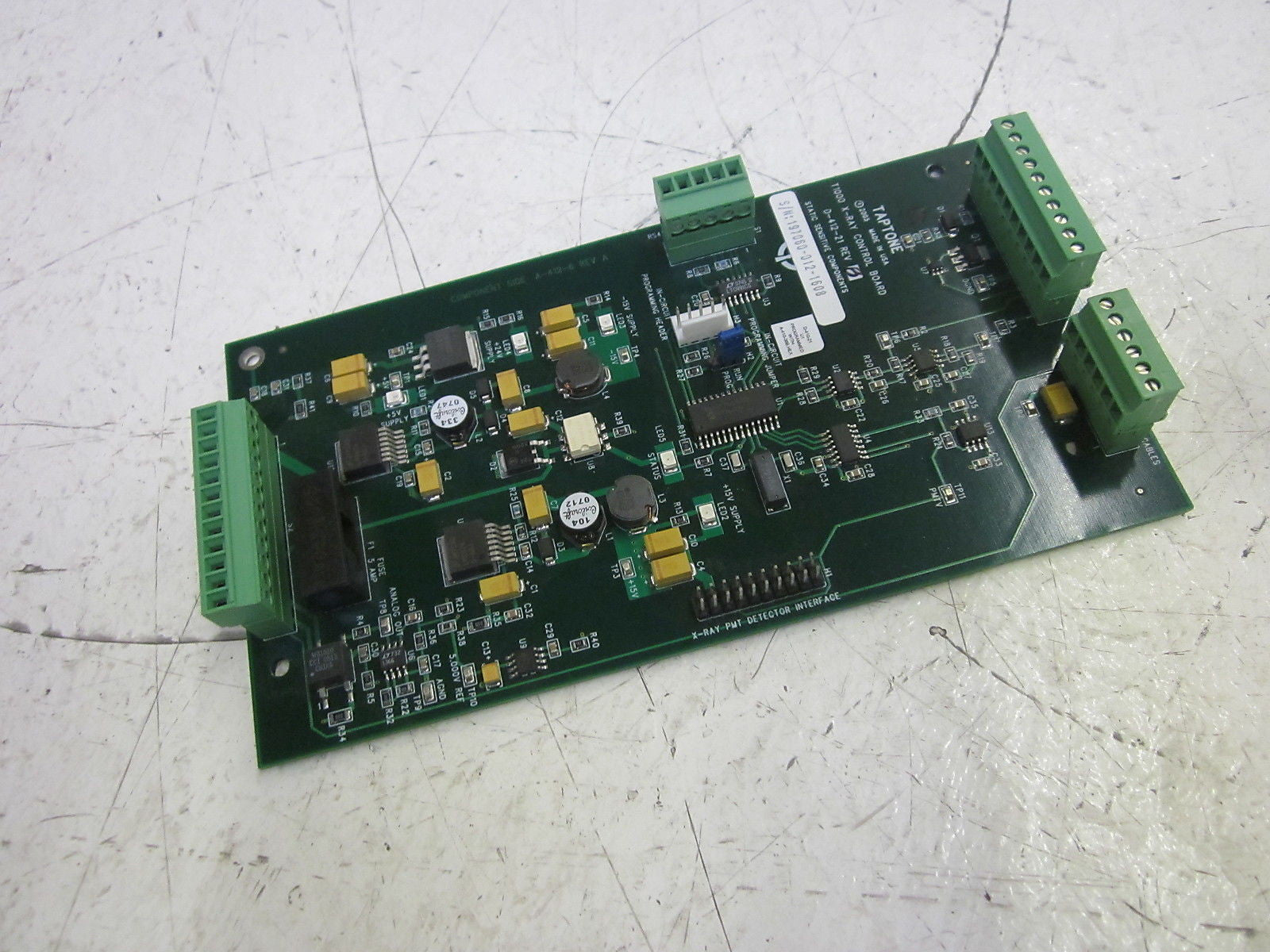 TAPONE D-412-21 REV.B  X-RAY CONTROL BOARD  T1000 *USED*