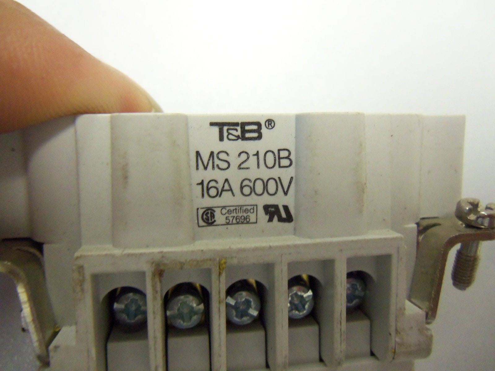 T&B MS 210B 16A 600V *NEW NO BOX*