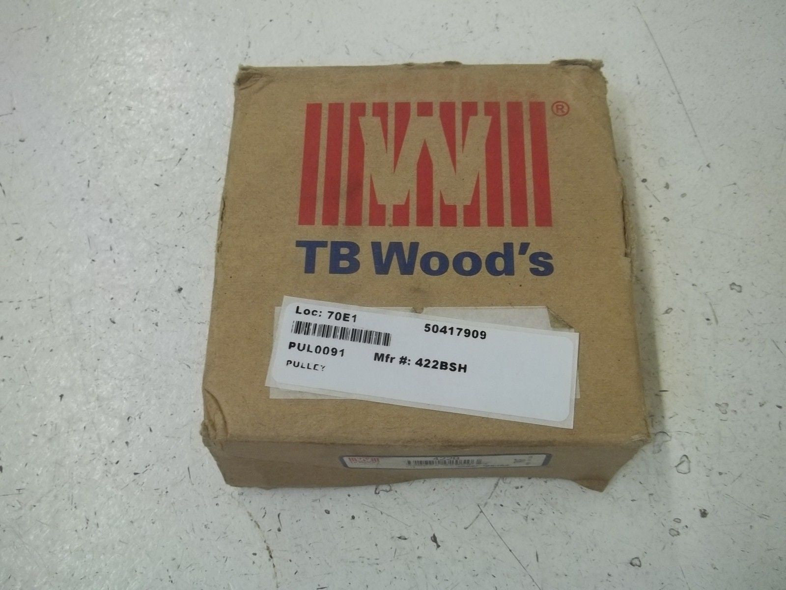 TB WOODS 422B PULLEY *NEW IN BOX*