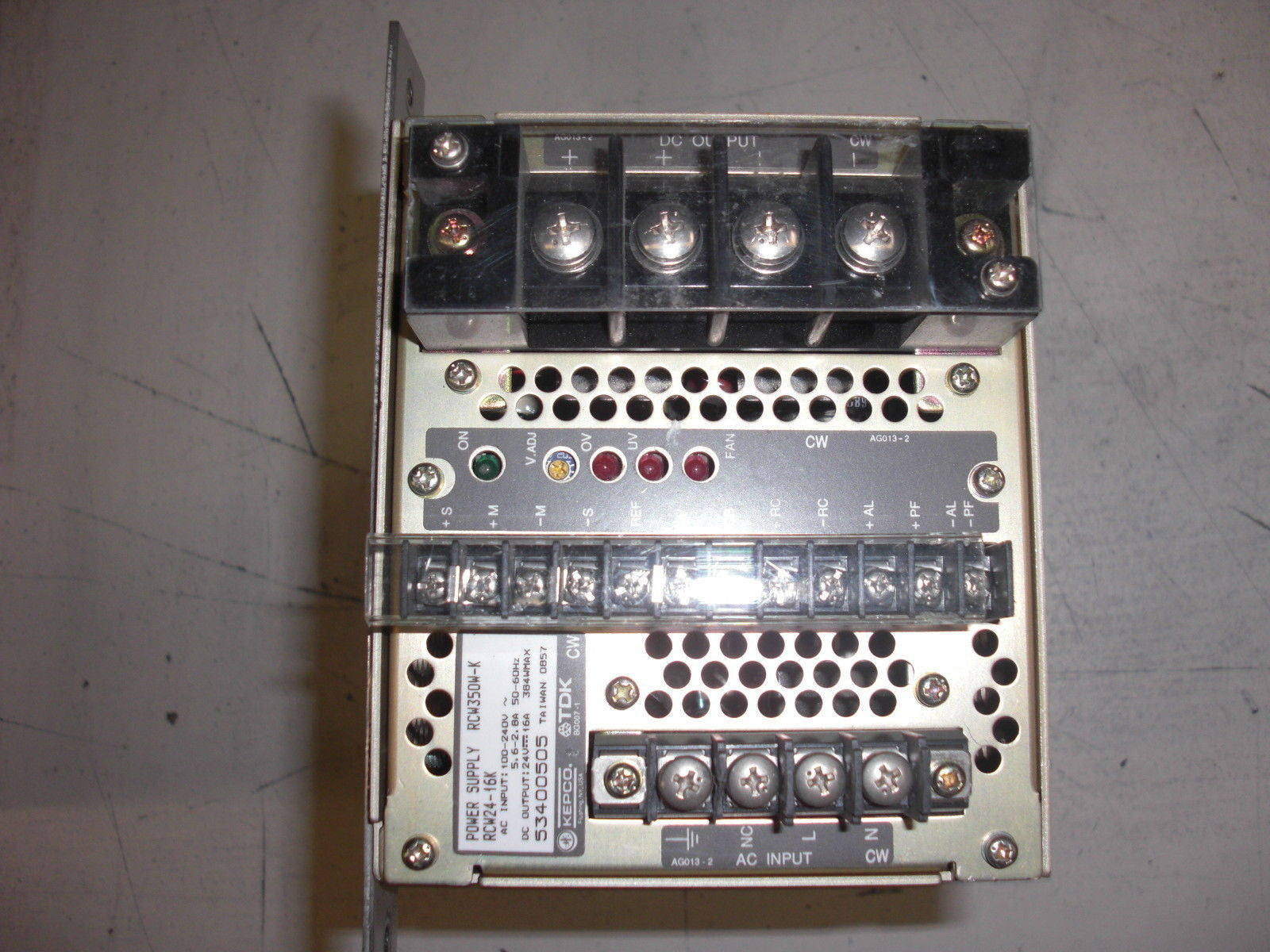KEPCO TDK RCW350W-K RCW24-16K POWER SUPPLY *USED*